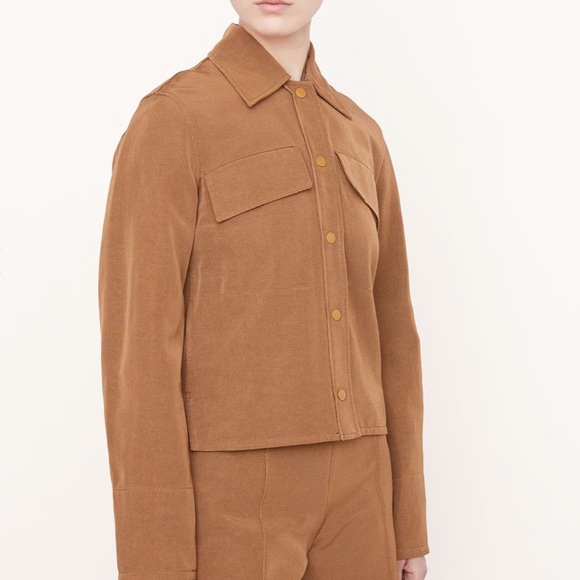 VINCE NWT Textured Shirt Jacket SIZE Small - Picture 2 of 5